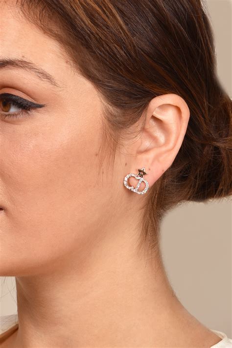 dior earrings studs|genuine christian dior earrings.